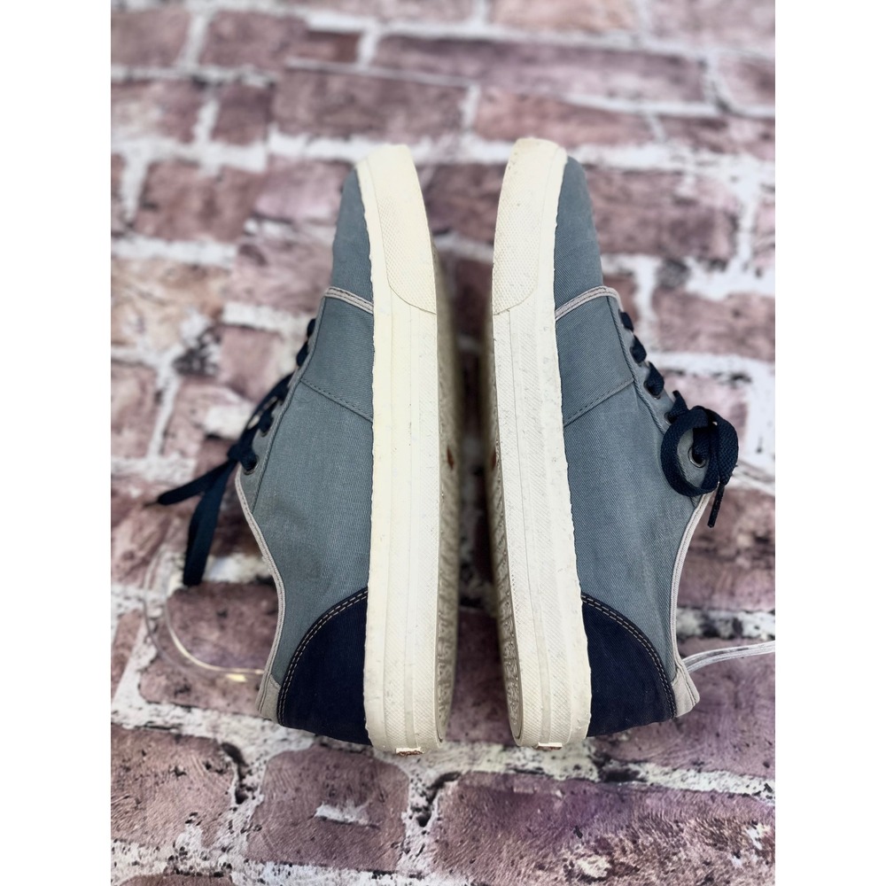Taos Super Soul Mens Slate Blue Canvas Low Top Sneakers Size 10 Everyday Classic - Picture 8 of 16
